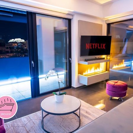 Luxury Penthouse With Acropolis View And Jacuzzi Apartment Атина Екстериор снимка